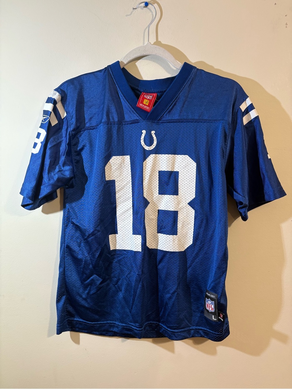 vintage Reebok Indianapolis Colts Peyton Manning #18‎ jerseys youth size Large